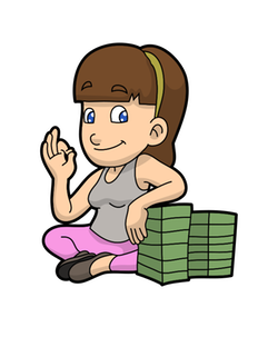 640px-Cartoon Woman Dealing With Money Excellently.svg